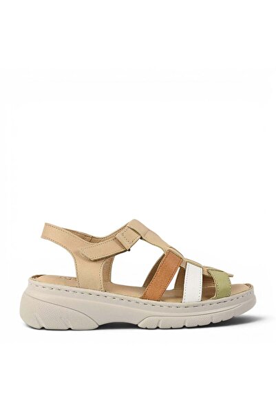 Anna Viotti Sandale casual, femei, ANNA VIOTTI, D60-336 bej, piele 41