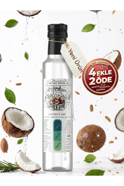 Sevinç Teyze Coconut Mix (Hindistan Cevizi Şurubu) 250ml