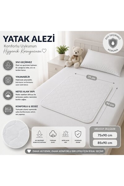 CDE Abso Washable and Liquid-Proof Mattress Topper 75X90 cm