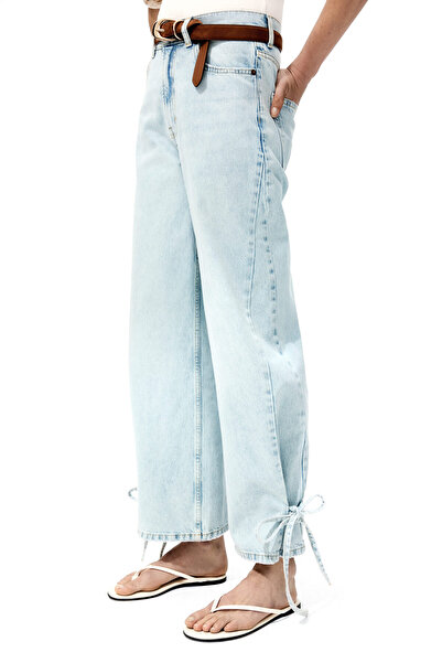 H&M Barrel High Waist Ankle Jeans