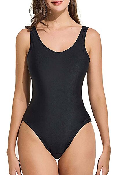 Linovit Costum de baie menstrual - Lora - Negru, S