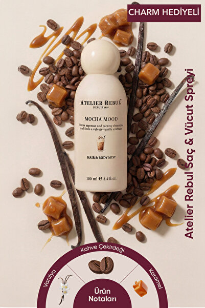 Atelier Rebul Mocha Mood Kahve ve Vanilya Saç & Vücut Spreyi 100 ml Body Mist