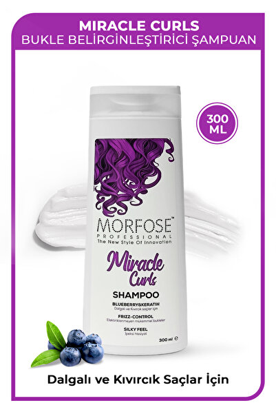 Morfose Miracle Curls Yaban Mersini ve Keratin Içeren Bukle Belirginleştirici...