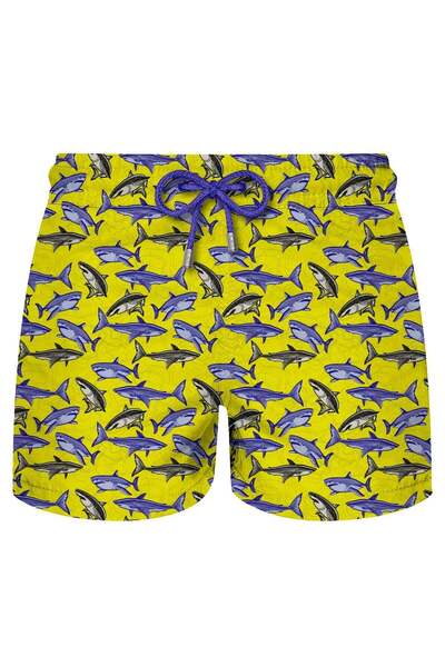 Bonitas Beachwear شورت بونيتاس للأولاد باللون الأصفر القرشي 22702
