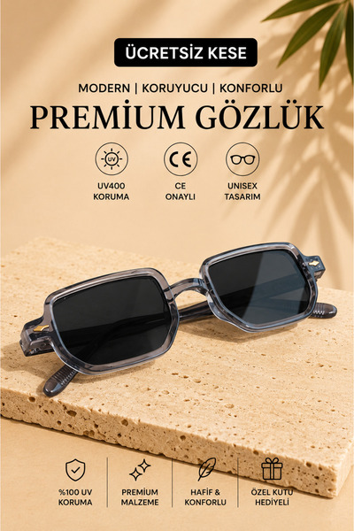 WATCHOFROYAL نظارة شمسية Royal Eyewear - Re1022، باللون الرمادي اللامع