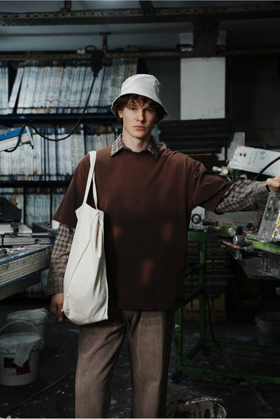 BORZ Unisex Transitional - Washable Oversize T-Shirt