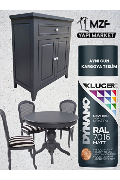MZF KLUGER YENİ NESİL AKRİLİK DÖNÜŞÜM SPREY BOYA 400 ML DOLAP-FAYANS-PLASTİK-...