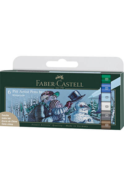 Faber Castell Set pix Pitt Artist 6 buc Culori iarna 2022 Faber-Castell