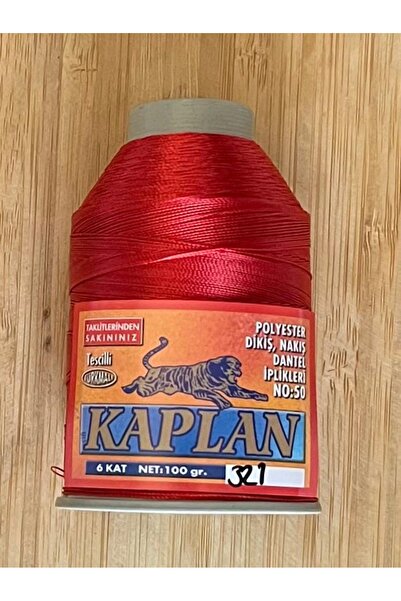 Kaplan Polyester dikiş nakış dantel ve oya ipliği 100 gr no;50