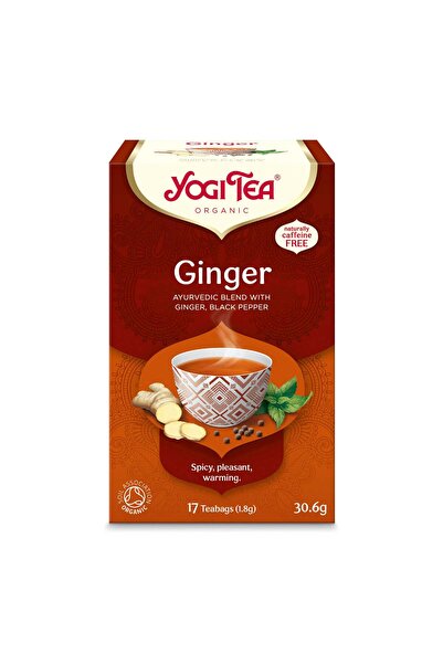 Yogi Tea Ceai de ghimbir organic, 17 pliculețe de ceai, 30.6g