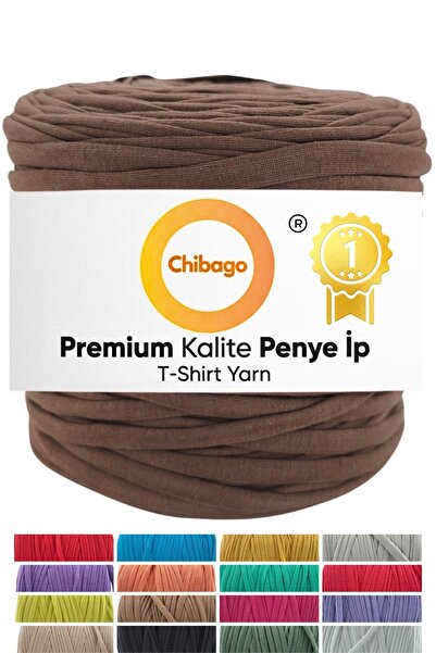 Brown 777 Combed Yarn Knitting Bag Lanyard Stroller Making Lanyard Large Size 650 g 130 Mt Knitting Lanyard