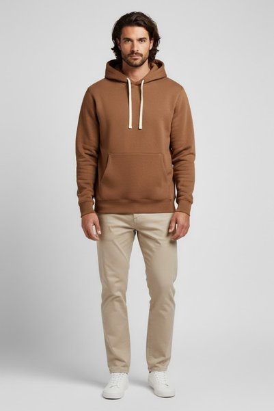 Süperlife Men's Hooded Comfortable Fit Fleece Lined 3-Thread Thick Sweatshirt...