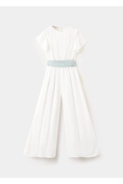MANGO Kids Volanlı uzun tulum