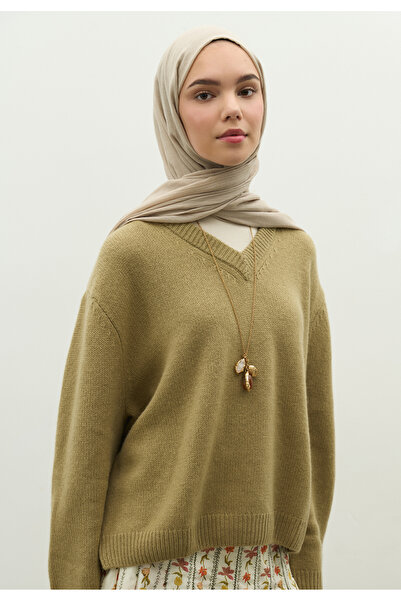 Freshscarfs Kaşmir Dokulu Şal Naturel Bej