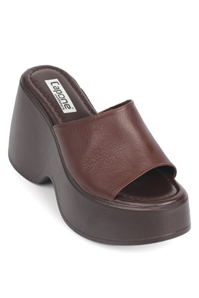 Capone Outfitters Papuci de damă Lena din piele naturală cu toc înalt