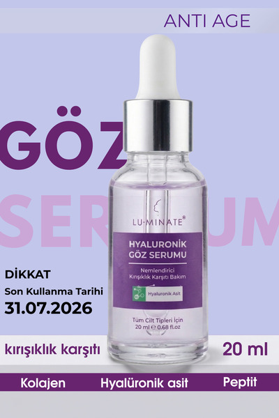 Luminate Göz Altı Serumu Kırışıklık Ve Morluk Karşıtı Göz Çevresi Yoğun Nemle...