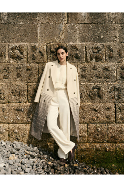 Marks & Spencer %100 Yün Geniş Paça Pantolon