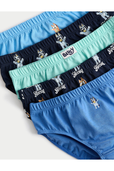 Marks & Spencer Saf Pamuklu Bluey 5’li Külot Seti (2-8 Yaş)