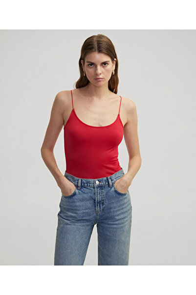 İpekyol Tricou crop cu bretele