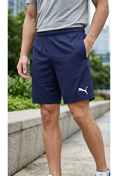 Puma Мъжки бързосъхнещи къси чорапогащи за тренировки от Micropoly на открито...