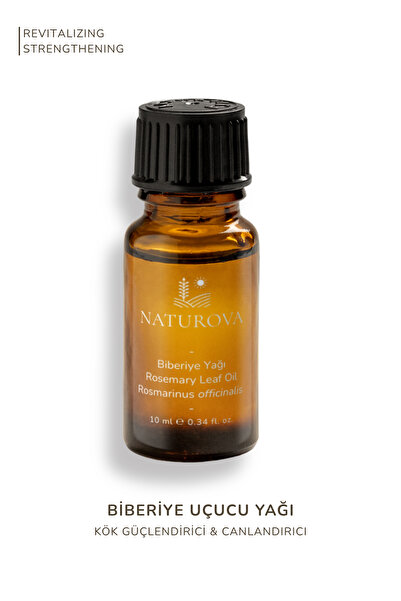 NATUROVA Biberiye Yağı %100 Saf Uçucu Yağ 10 ml