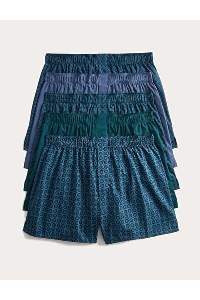 Marks & Spencer 5’li Saf Pamuklu Boxer