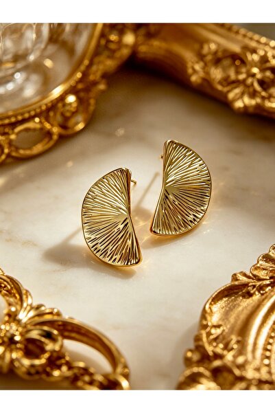 ayoljewelry Steel Gold Earrings