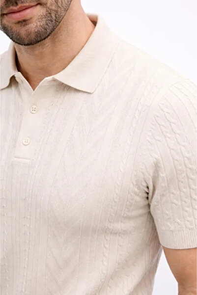 Generic Brand Men's Summer Knitwear T-Shirt Short Sleeve Polo Collar Buttoned...
