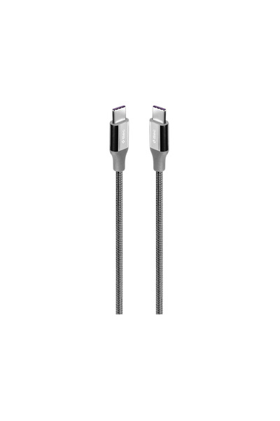Ttec AlumiCable USB-C - USB-C 300cm 65W PD/QC Hızlı Şarj/Data Kablosu Uzay Gr...