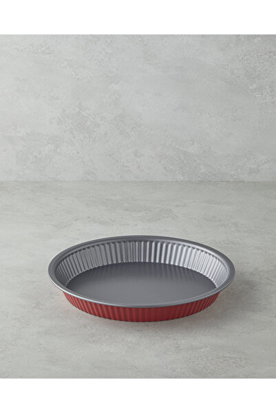 English Home Baker’s Choice Karbon Çelik Tart Kek Kalıbı 28 x 4 cm Kırmızı