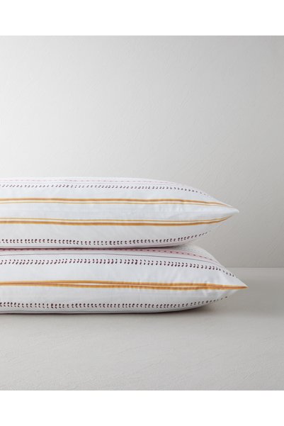 English Home Sweet Stripes Easy-Iron 2-Piece Pillowcase 50X70 cm Pink