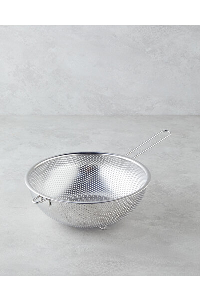 English Home Adrea Paslanmaz Çelik Süzgeç 40 cm Gri