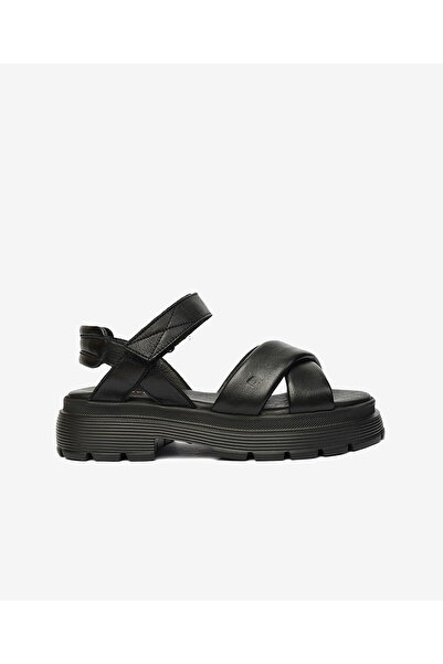 Greyder Kadın Siyah Hakiki Deri Sandalet 4Y2TS59040