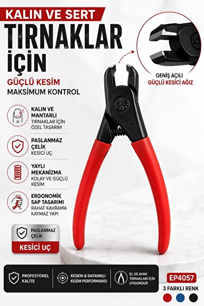 Gold Beauty Profesyonel Tırnak Makası – Paslanmaz Çelik Cuticle Scissor Manik...