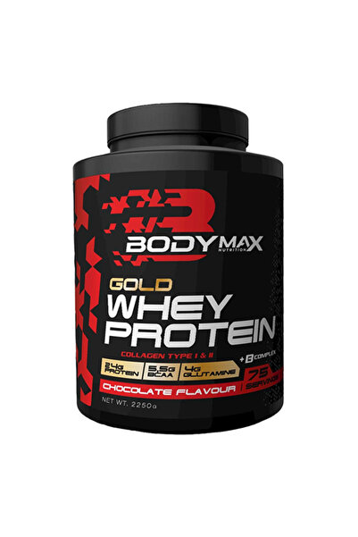 BODYMAX Gold Whey Protein Tozu 2250g | Çikolata Aromalı | Shaker Hediyeli | K...