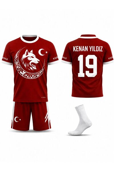 tahaspor Türkiye Euro 2026 Kenan Yıldız Çocuk forması Takımı 3 Lü Set Forma+Ş...