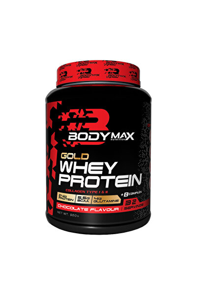 BODYMAX Gold Whey Protein Tozu 960g | Çikolata Aromalı | 32 Servis | Kolajen ...