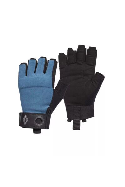 BLACK DİAMOND CRAG HALF FINGER GLOVES - S - أزرق