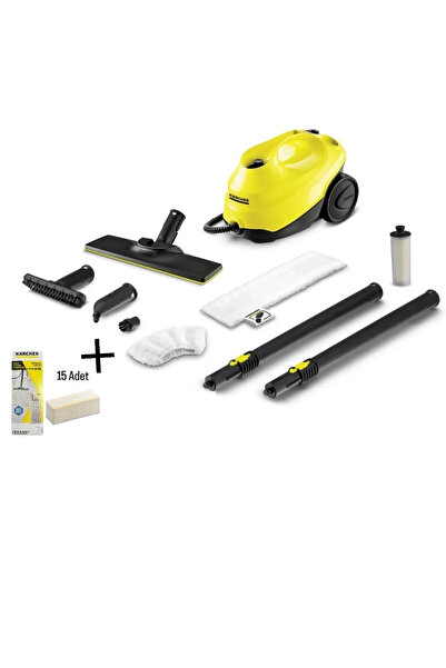 Karcher Sc 3 Easyfix Buharlı Temizlik Makinesi 15 Adet Mikrofiber Bez Halı Ba...