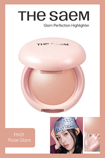 THE SAEM Glam Perfection Baked Highlighter / Yoğun Işıltı Veren Aydınlatıcı -...