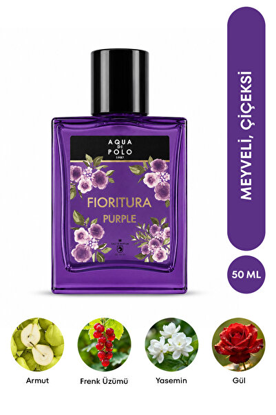 Aqua Di Polo 1987 أكوا دي بولو فيوريتورا بيربل 50 مل عطر كادين بارفان Apcn003003