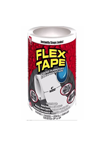 Genel Markalar Flex Tape Suya Dayanıklı Tamir Bandı Beyaz