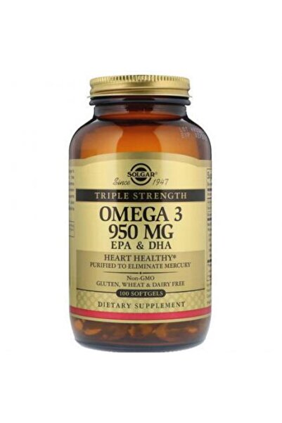 Solgar Omega-3 950 mg 100 Kapsül