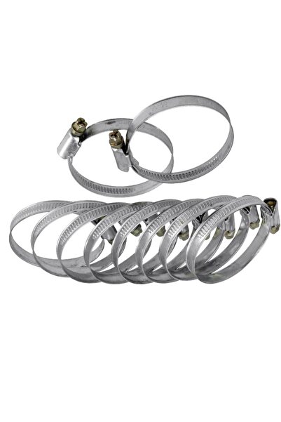 EXTOL CRAFT Set de 10 cleme de furtun, Extol, oțel inoxidabil, 20-32 mm