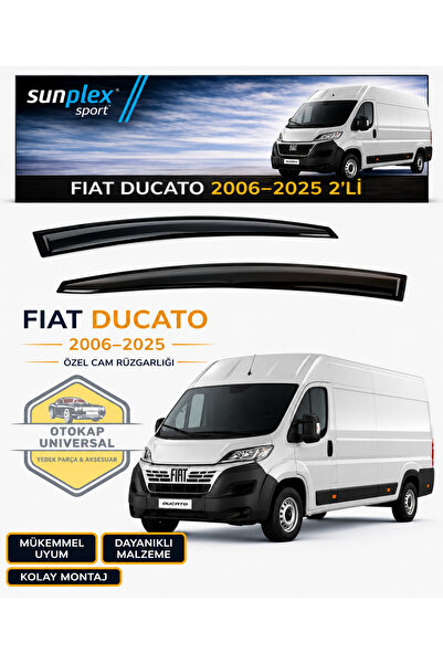 KAPOTO Fiat Ducato 2006-2025 Uyumlu Cam Rüzgarlığı Takım 2'li Takım Rüzgar Ke...