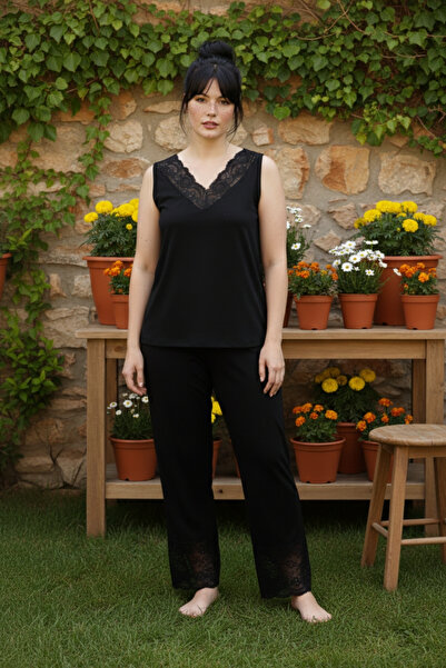 Siyah İnci Γυναικεία Πιτζάμα Plus Size "Siyah Inci" ALICE II