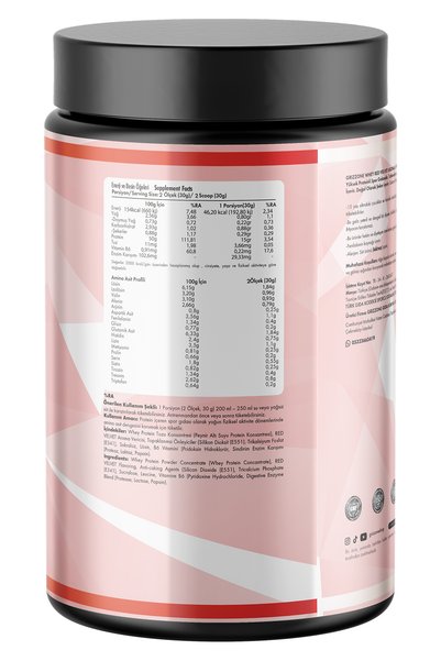 GRIZZONE Whey Protein 900 Gr (Red Velvet Flavored)