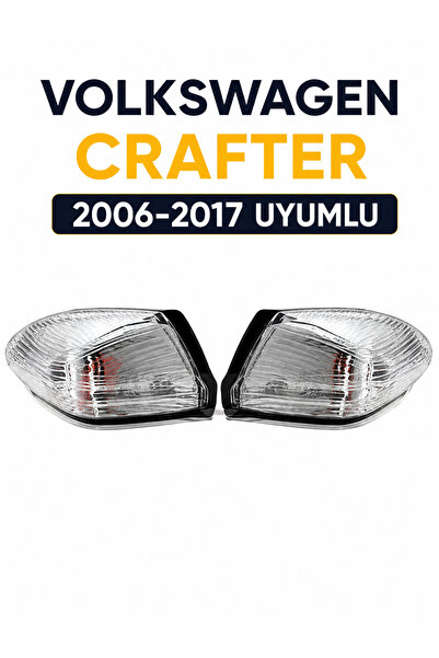 KAPOTO Volkswagen Crafter 2006-2017 Ayna Sinyali Sağ Sol Takım Yan Ayna Sinya...