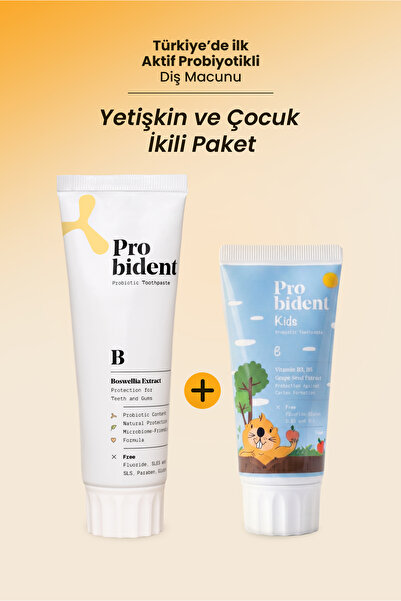 Probident الخوخ المنشط الطبيعي بروبيوتيك - معجون أسنان للأطفال مضاف وعطري