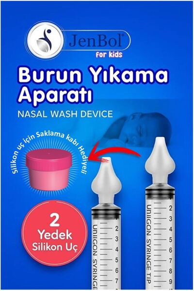 potasyum Şırıngalı Burun Aspiratörü Bebek Burun Temizleme Aparatı Şırınga 10 ...